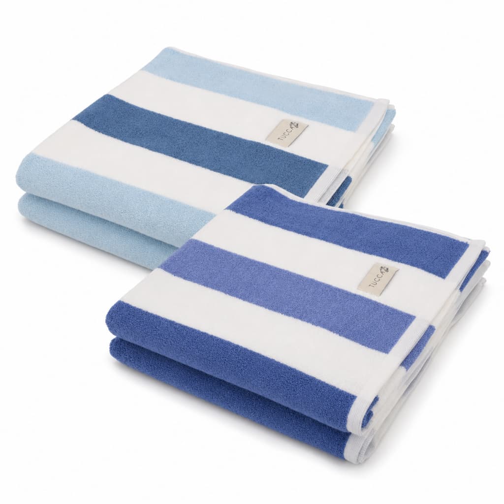 Kit 2 Toalha de Praia Enjoy 100% Algodão Premium 1,40 x 0,70 m Toalha Pau Brasil Tucca
