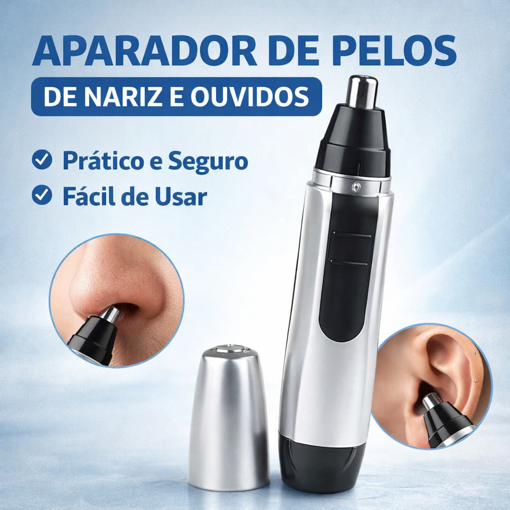 Aparelho Corta Pelos Nariz Orelhas Máquina Aparador De Pelo Salão de Beleza