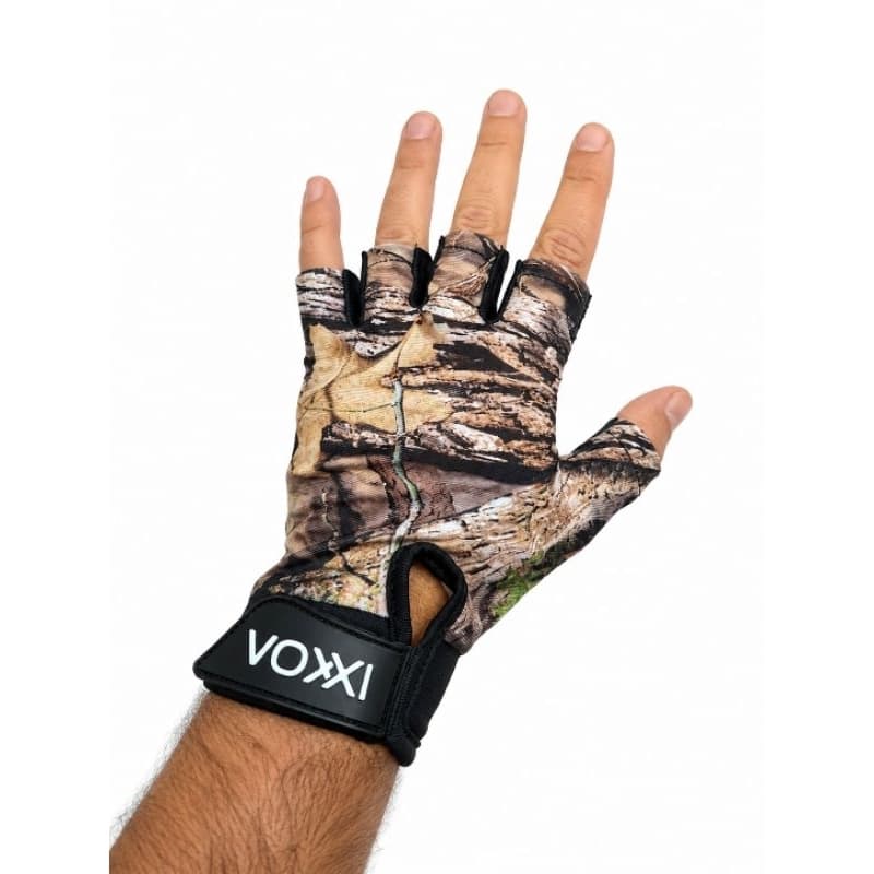 Luva de Pesca Camuflada Voxxi | Saint | Proteção UV50 | Antiderrapante Confortável