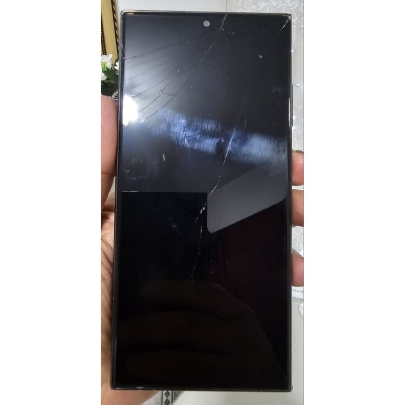 Display S23 Ultra com defeito para uso provisório Leia Descrição