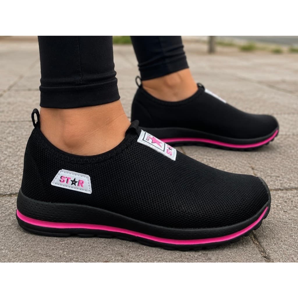 Tênis Meia Masculino Calce Fácil Confortável Ortopédico Slip Casual Academia Caminhada