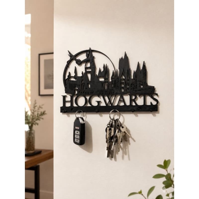 Porta-Chaves de Parede Tema Mágico Decoração Geek