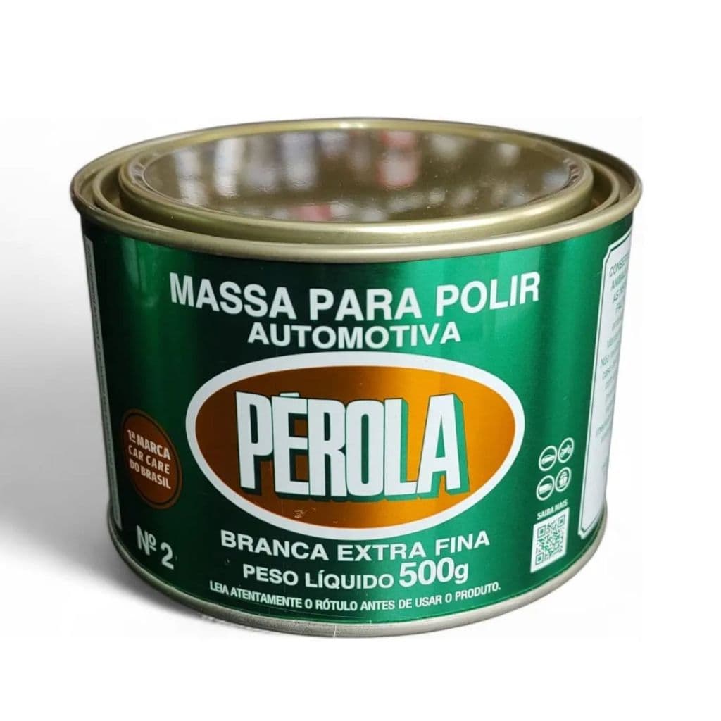 Massa de Polir Pérola N2 500g – Brilho Intenso e Acabamento Profissional