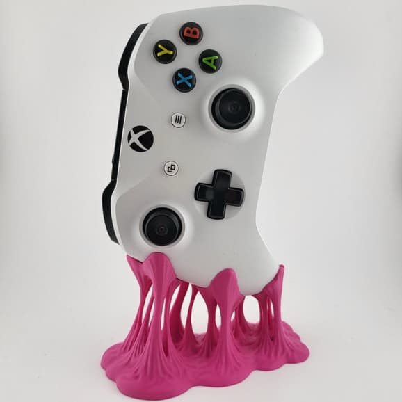 Suporte Controle Xbox Mesa Gamer | Base Estilo Chiclete Criativo | Porta Joystick Setup Gamer Diferente