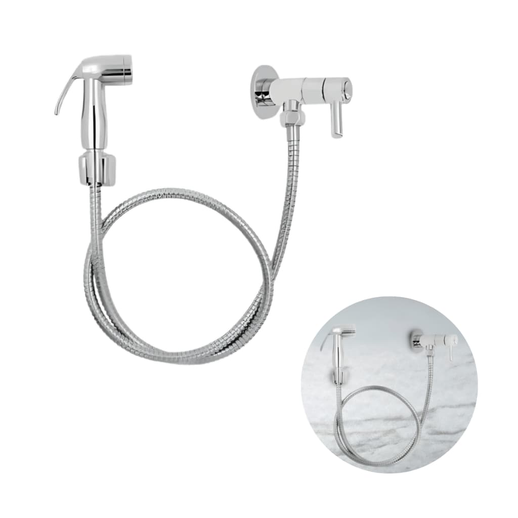 Ducha Higiênica Abs Cromada Completa