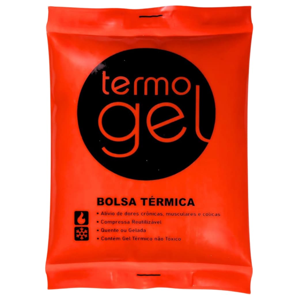 Bolsa Térmica Laranja Pequena 350ml -Quente ou Frio Termogel