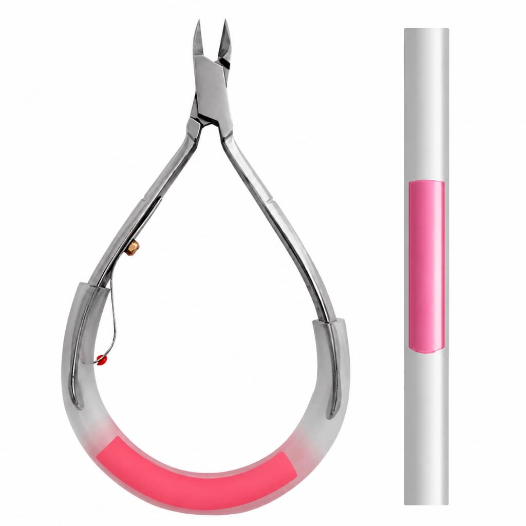 1 2 3 5 Protetor Mola Silicone Alicate Cutícula Manicure Ergonômico Conforto Durável Esterilizável