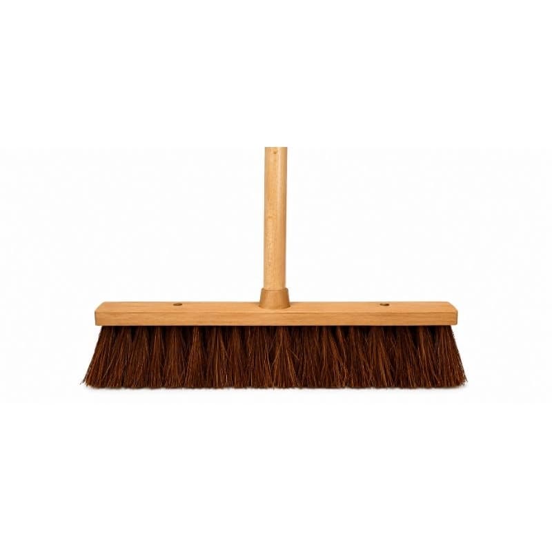 Vassoura Gari 40cm Piaçava para Quintal e Jardim