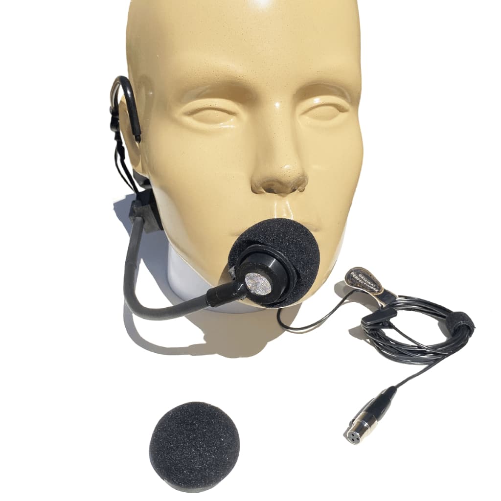 Microfone Dinâmico Cardioide Facial Mini Xlr Taf3 Para Transmissor Sem Fio Akg