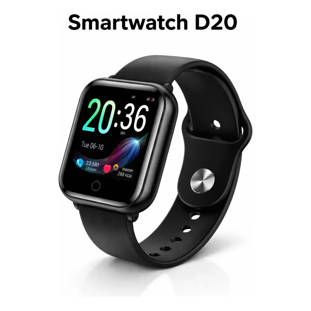 Smartwatch  Relógio Inteligente y68 Esportivo Bluetooth Android/iOS - Com foto Na Tela