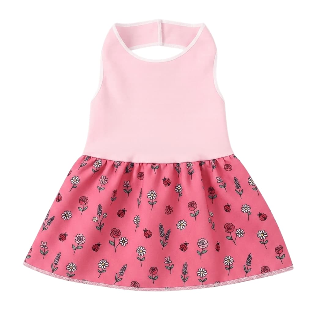 Roupinha vestido para cachorro gato verão e primavera porte pequeno
