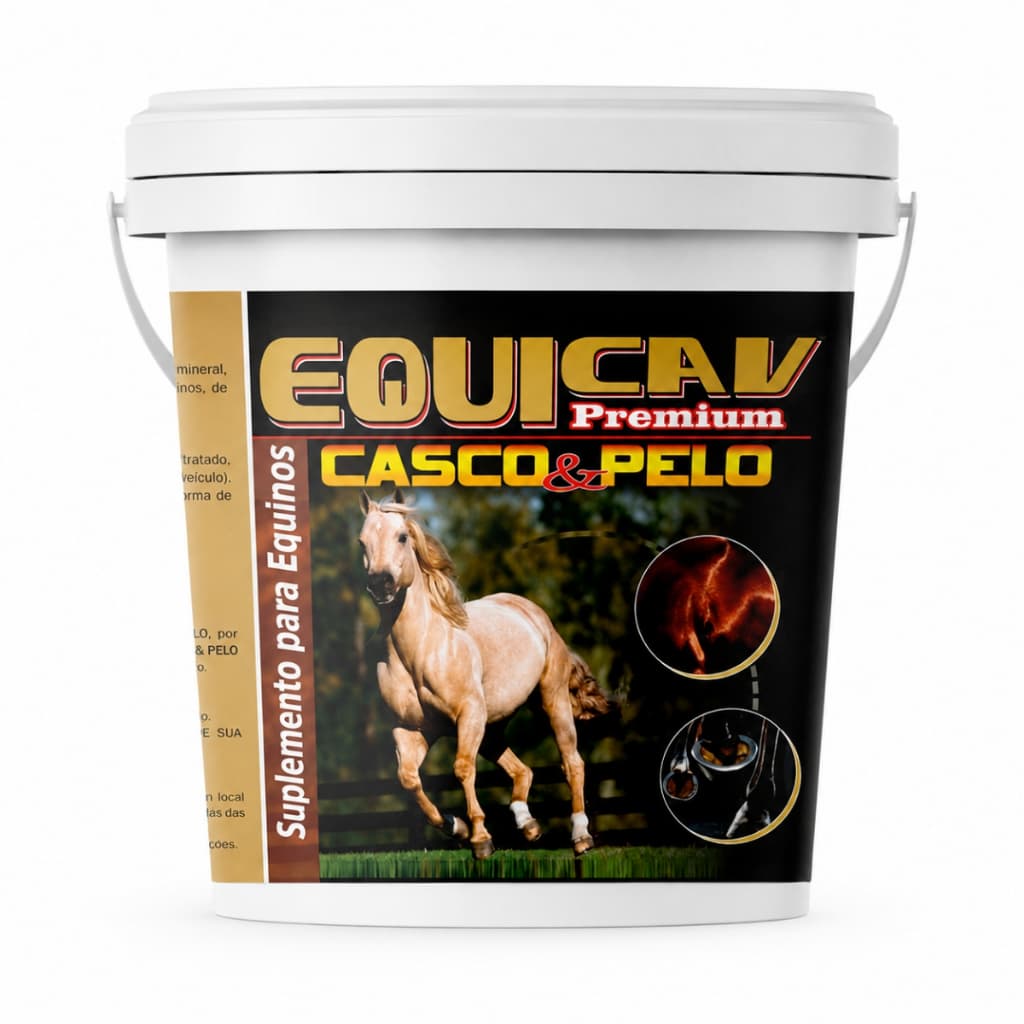 Suplemento Para Cavalos EQUICAV Casco & Pelo 5kg 10kg 20kg