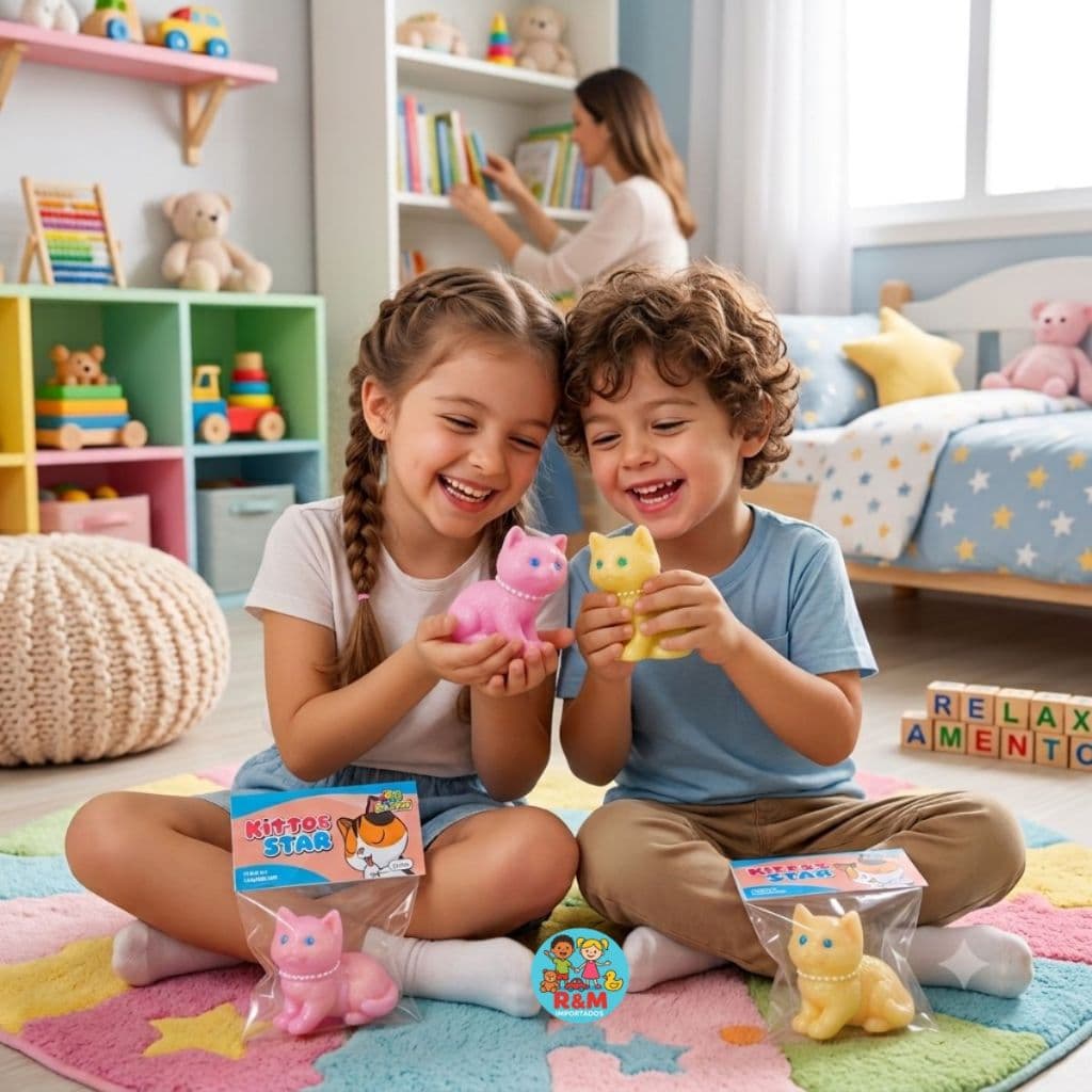 Squishy Taba Gatinho Fofo Macio Brinquedo Alivio Estresse Antiestresse Fidget Relaxante apertar meni
