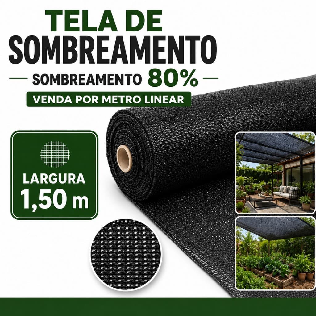 Sombrite 80% tela sombreamento para horta jardim orquidário viveiro estufa