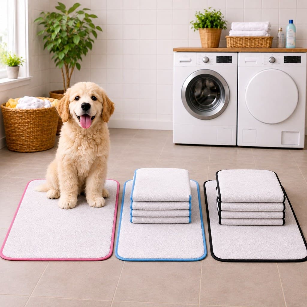 Kit 6 Tapetes Higiênico Lavável Super Absorção 200 Lavagens 70x50