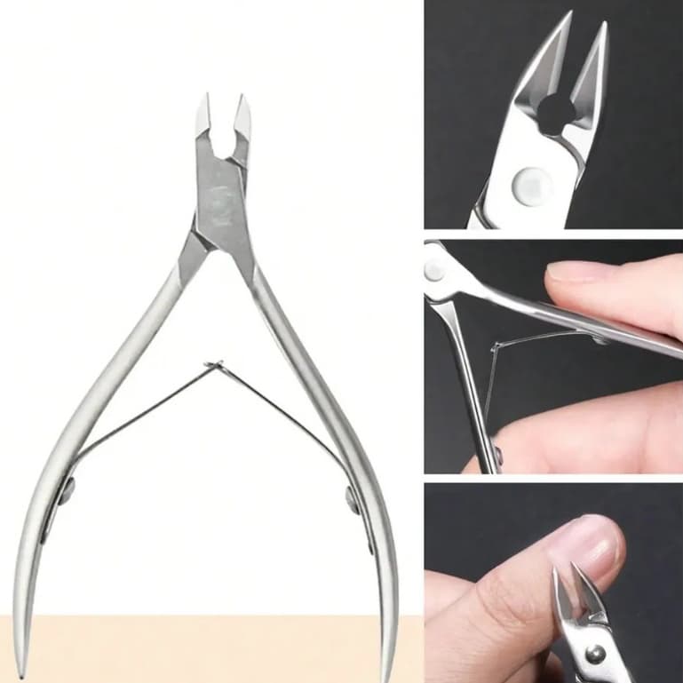 Alicate de Cutícula ou Unhas Aço Inoxidável Para Manicure  — Cortador e Removedor Profissional