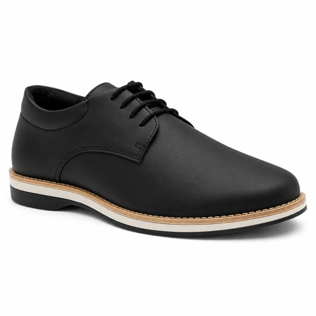 Sapato Social Masculino Casual Oxford FOSCO Improvizzo Elegância  Modernidade Solado Em Borracha Antiderrapante