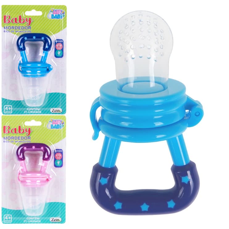 Chupeta Alimentadora Art Baby | Silicone para Frutas e Legumes