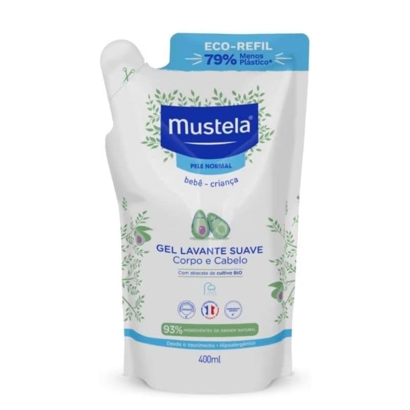 Mustela Refil Gel Lavante Suave 400ml