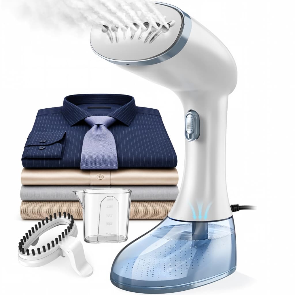 Ferro Vaporizador De Roupa Passadeira Portátil 110V Prático Versão Premium Bocal Inox Vapor Contínuo