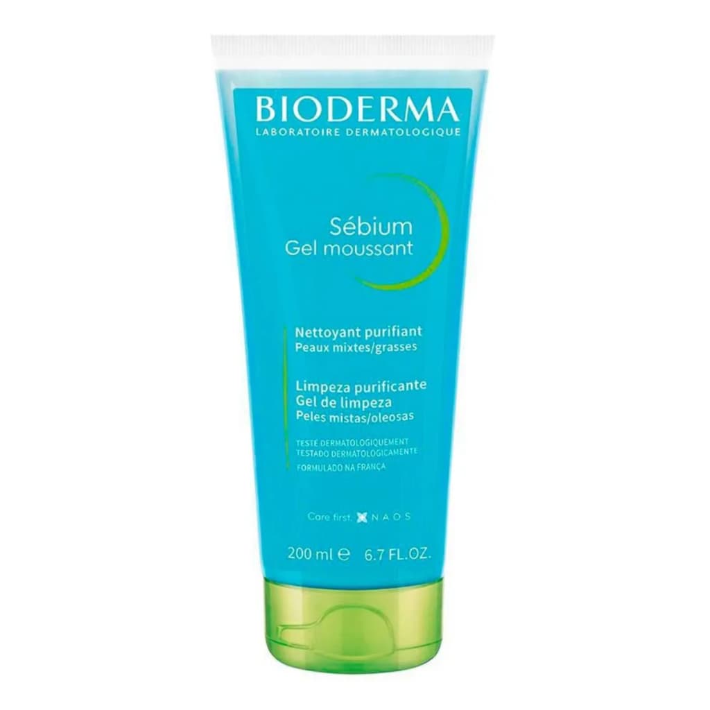 Gel de Limpeza Bioderma Sébium Gel Moussant Antioleosidade 200ml