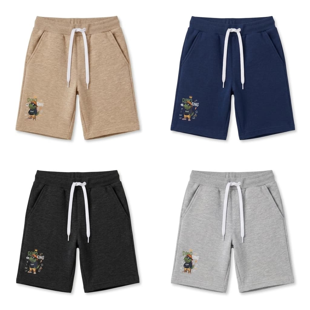 Bermuda Infantil Moletom Menino com Bolso 4 ao 14