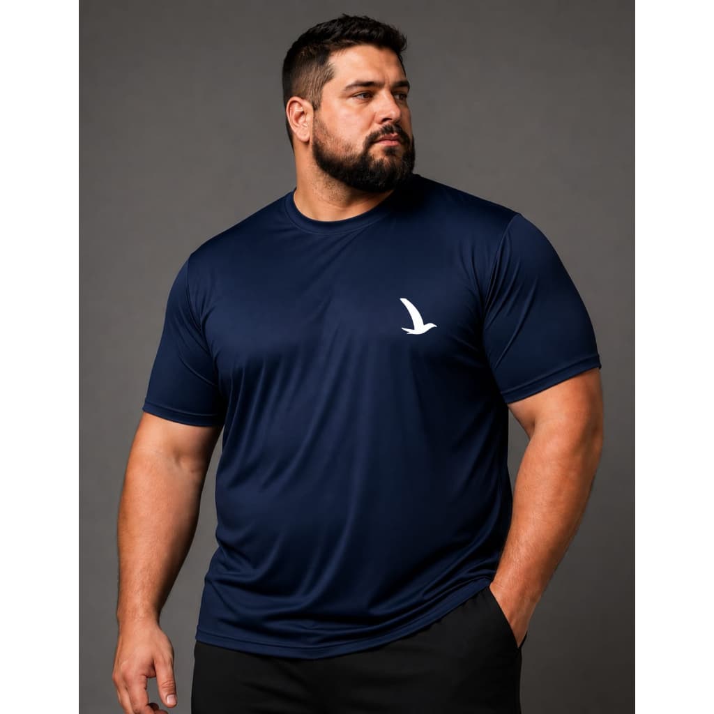 *OFERTA EXCLUSIVA* Camiseta de Manga curta Gola Redonda Homens Estampa Pássaro Moda Primavera Verão