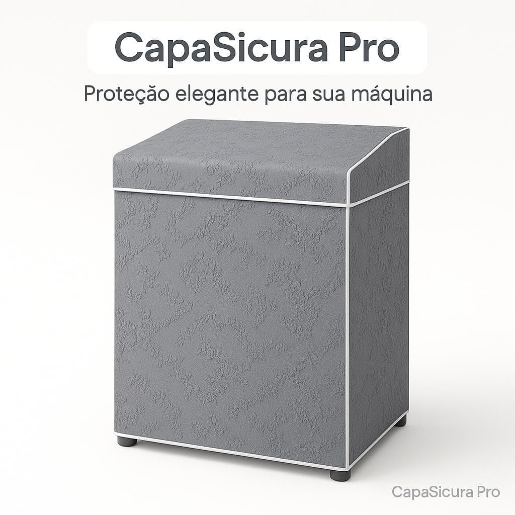 Capa Protetora Impermeável Lavadora Tecido Elegante Tamanho G