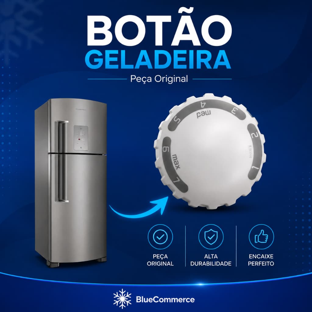 Botão Termostato Geladeira Brastemp Consul ORIGINAL(326064977)