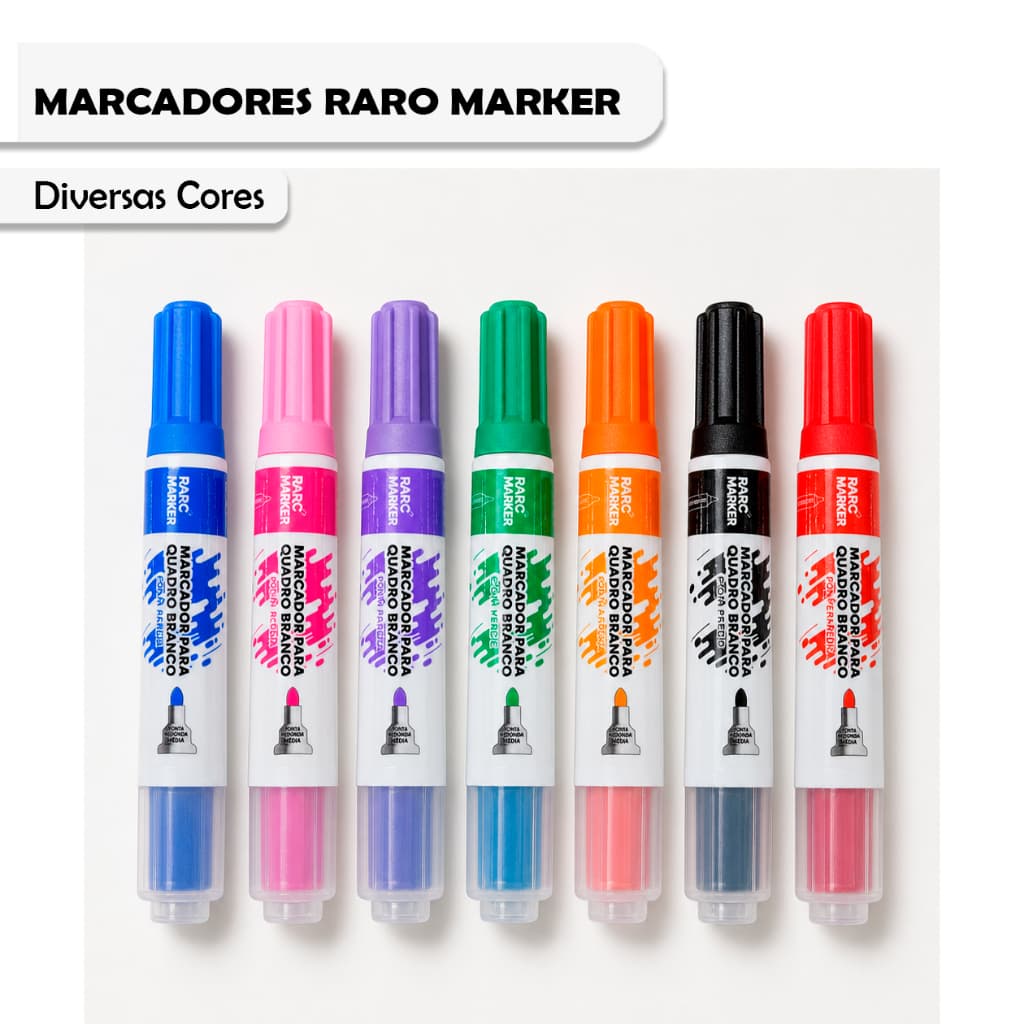 Marcador Quadro Branco Raro Marker - Unid.