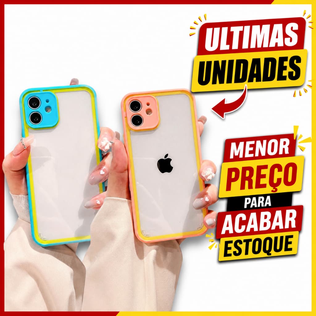 Capa Capinha 7 8 Plus Se Xr 11 12 13 Pro Max Case Proteção de Camera