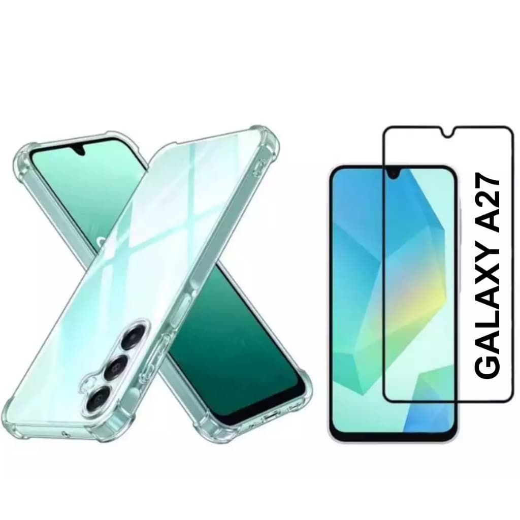 Capa Capinha Anti Impacto + Película 3D para Samsung Galaxy A27