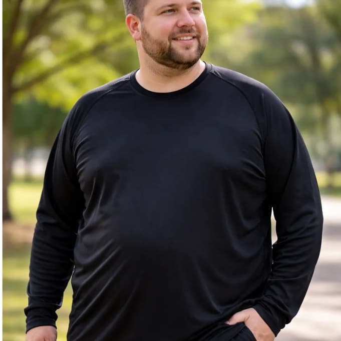 Camiseta Com Proteção Solar Uv 50+ Plus Size G9 A G12
