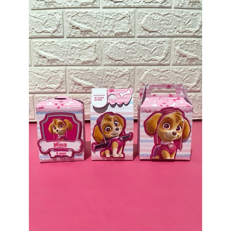 Lembrancinha Personalizada Infantil | Caixinha para Aniversário | Festa Infantil | Kit com 3 Modelos