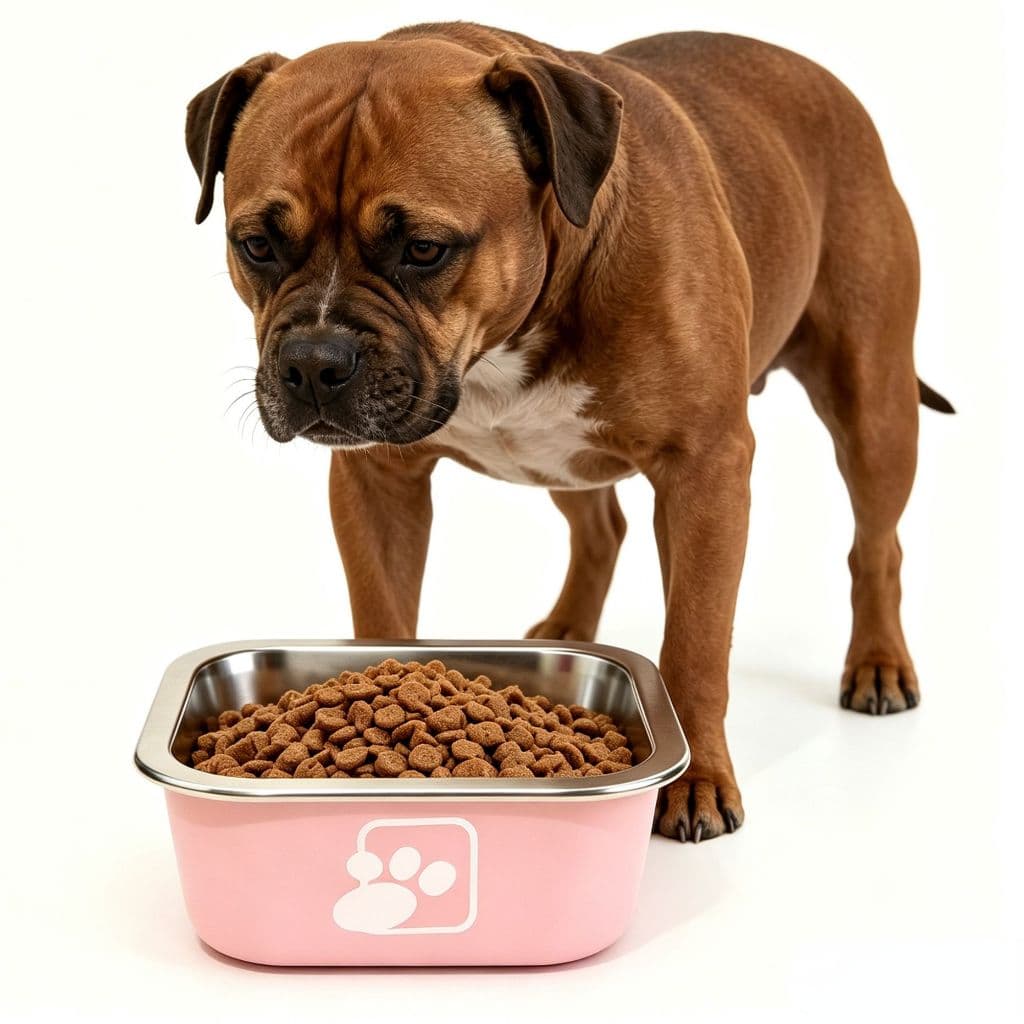 Square Stainless Steel Non-Slip Pet Feeder and Drinker for Dogs and Cats Chew-Resistant and Drop-Proof