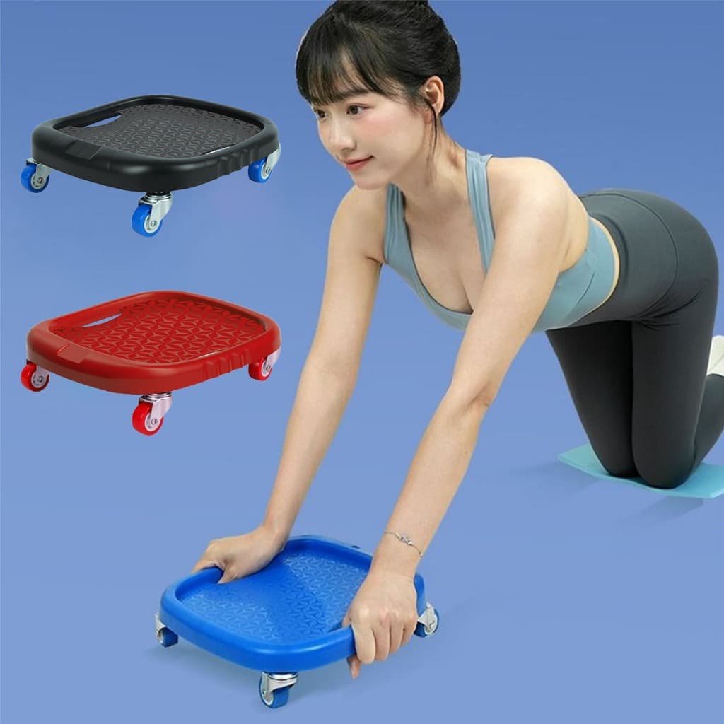 Disco Deslizante De Fitness , Rolo De Roda Abdominal Multifuncional De 4 Rodas , De Exercício
