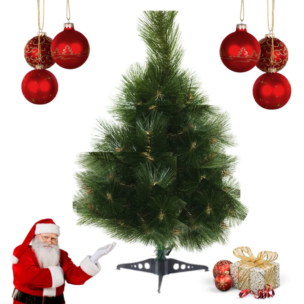Pinheiro Canadense Àrvore De Natal 60cm Galhos Verde Luxo Decoração Natalina