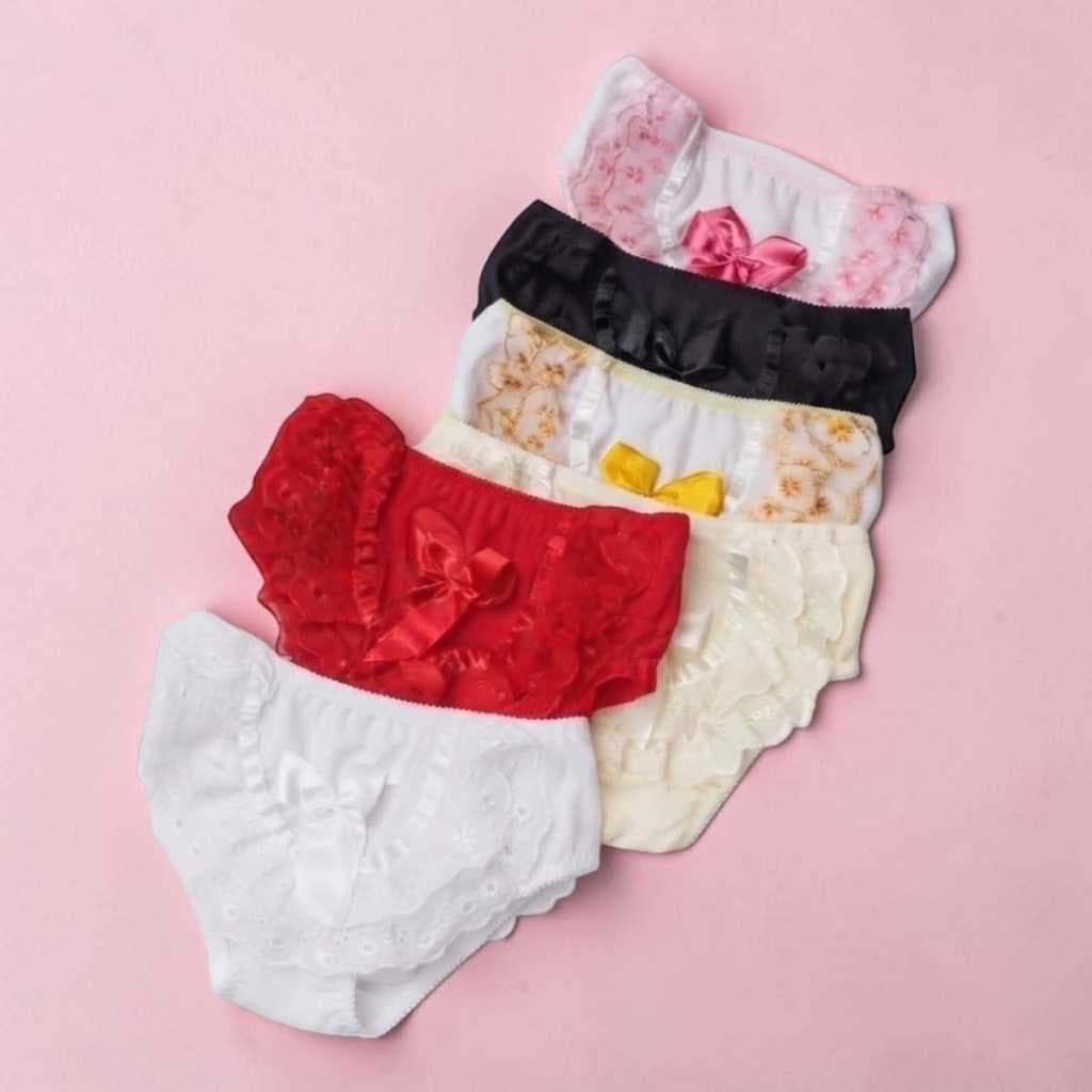 Calcinha Bunda Rica Para Bebê de Babado Bebê Recém Nascida Menina Tapa Fralda com Elástico de Bebê Laço
