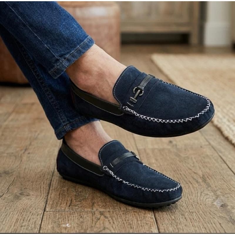 Sapato Masculino Camurça confortável dockside moderno