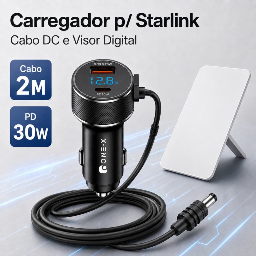 Carregador Veicular Turbo Tipo C A GOLD - Carregamento Rápido e Design Compacto
