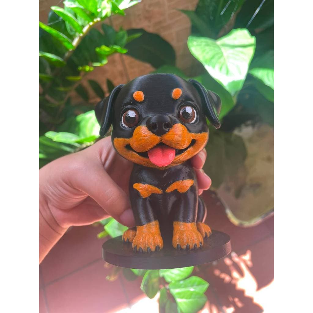 Miniatura Fofa do Seu Pet Pintada à Mão | Personalizada Gato Cachorro