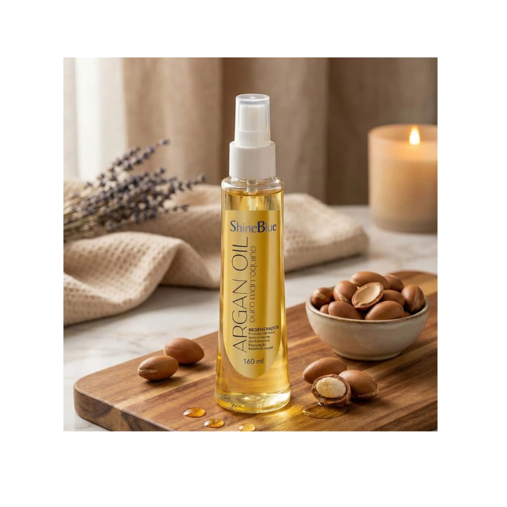 Finalizador Shine Blue Finisher Hair Regenerador Capilar De Argan 150ml
