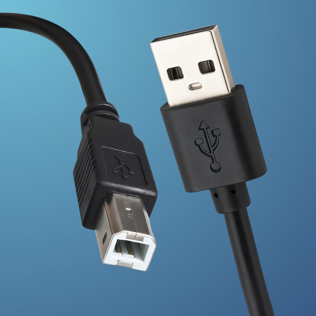Cabo USB Impressora Scaner Multifuncional Tipo B 2M USB 2.0 Tipo A para Tipo B