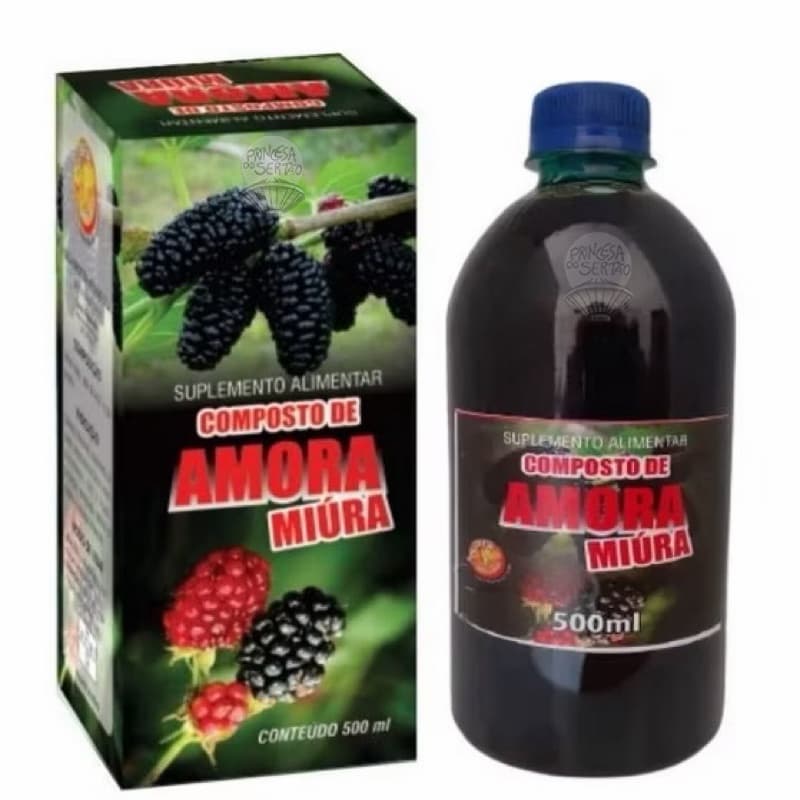 Amora Miura 500ml - Regula os níveis de hormônios/Níveis de açúcar no sangue/Menopausa