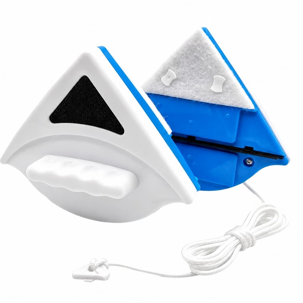 Limpador de Vidros Magnético Dupla Face Azul