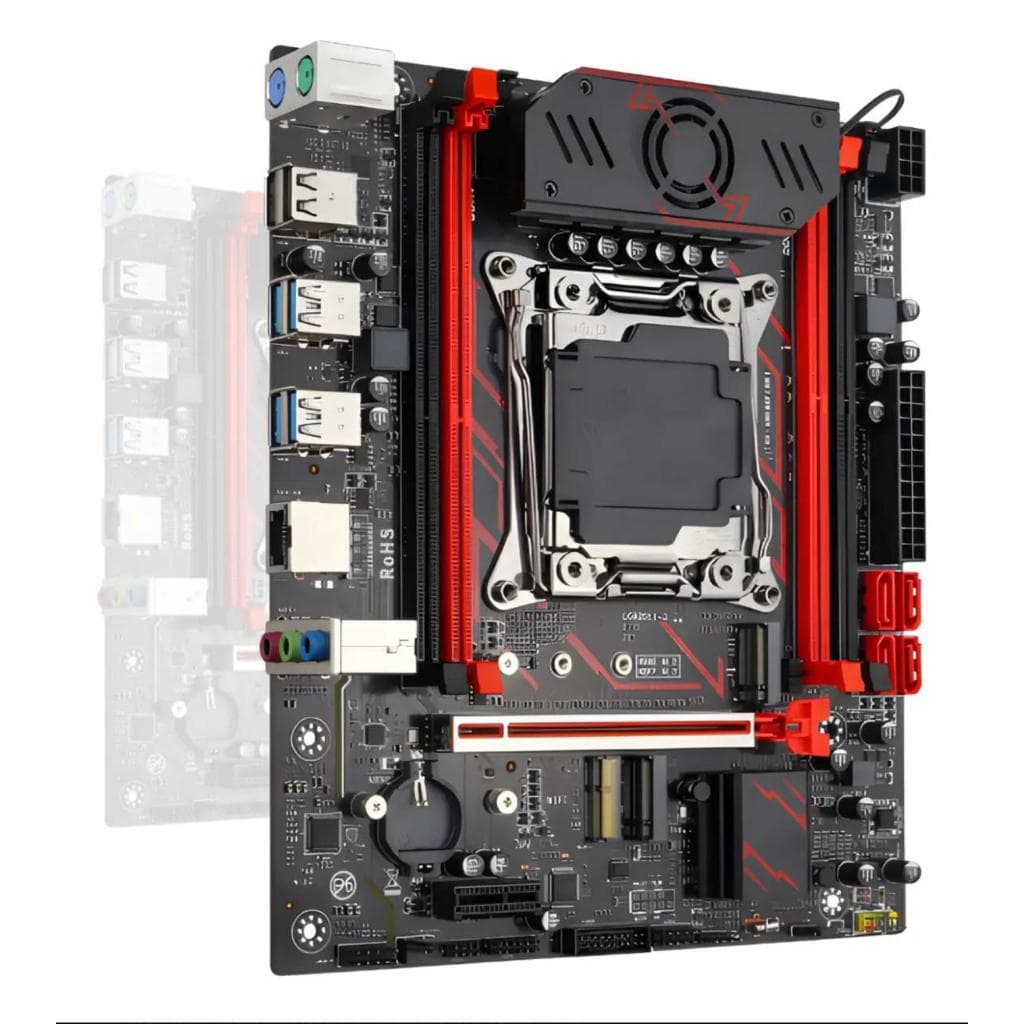PLACA MÃE SOYO X99 DDR4 TPM 2.0 SUPORTE INTEL XEON E5 V3 V4, COR PRETO.
