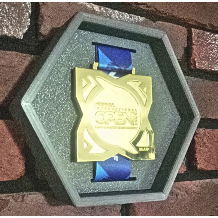 Moldura para Medalha Quadro Hexagonal