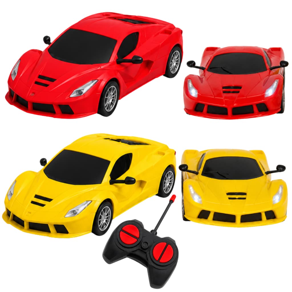 Carro Controle Remoto Infantil Sport com Luz LED 4 Direções Carrinho de Corrida