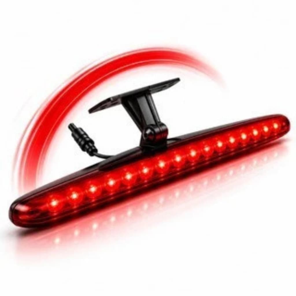 Brake Light LED 20 Leds 26cm 12V Universal Luz de Freio Automotiva Alta Visibilidade Auto Colante