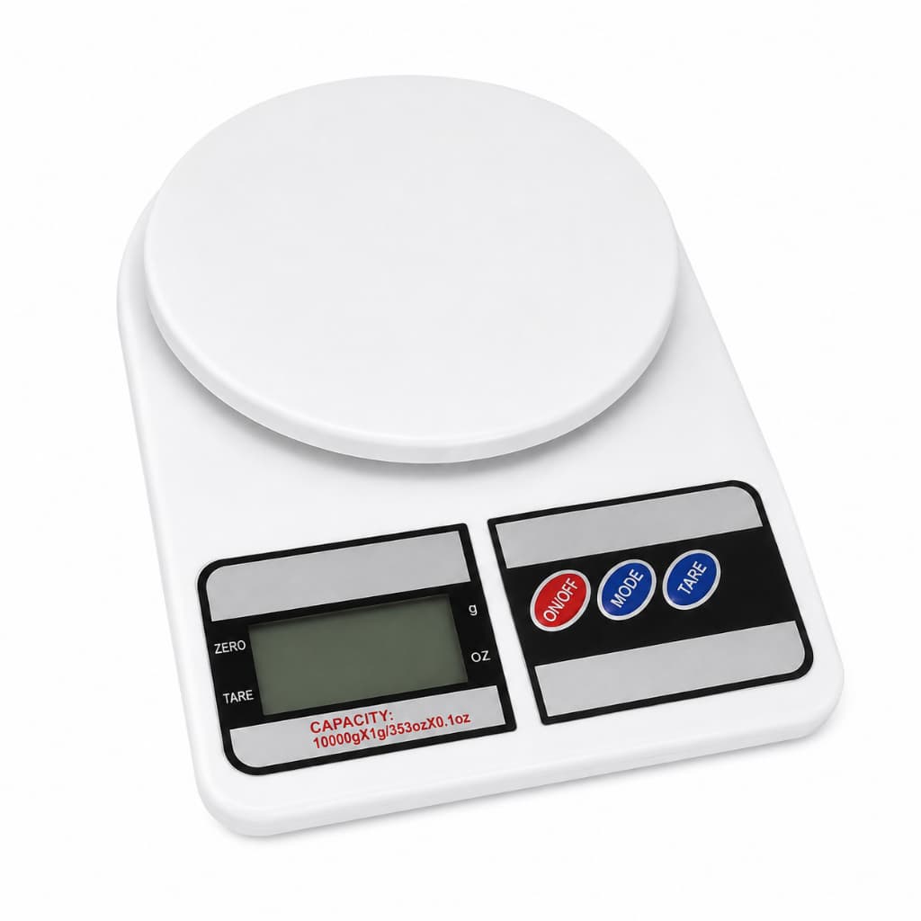Balança Digital Alta Precisão até 10kg Cozinha Dieta Alimentos Super Precisa Nutrição Confeitaria